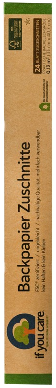 Hartie de copt, 24 foi 0,13 M2 33 cm x 40,7 cm If You Care