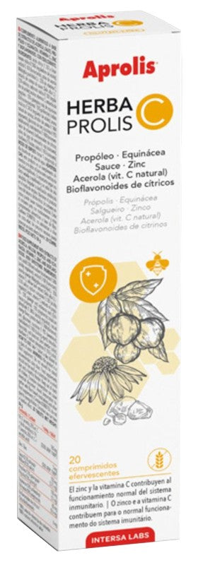 HERBAPROLIS C, TABLETE EFERVESCENTE 86G 20 TABLETE APROLIS