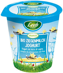 Iaurt bio din lapte de capra cu vanilie, 125g Leeb Vital