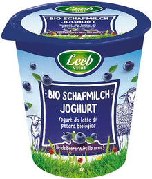 Iaurt bio din lapte de oaie cu afine, 125g Leeb Vital