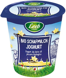 Iaurt bio din lapte de oaie cu vanilie, 125g Leeb Vital