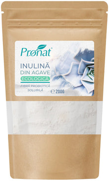 Inulina bio din agave, 200g Pronat
