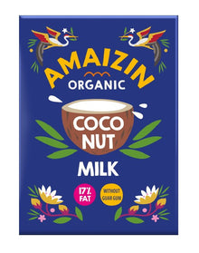 Lapte bio de cocos 17% grasime, 500ml Amaizin