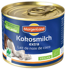 Lapte de cocos bio Extra, 200ml Morgenland