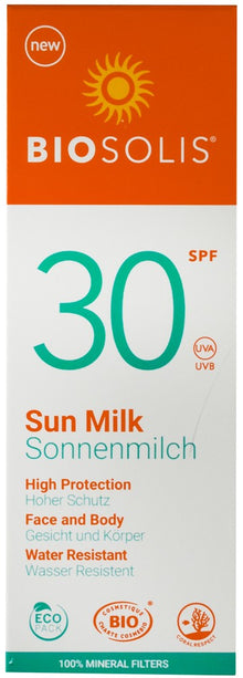 Lapte de soare cu protectie solara, SPF 30+, 100ml Biosolis