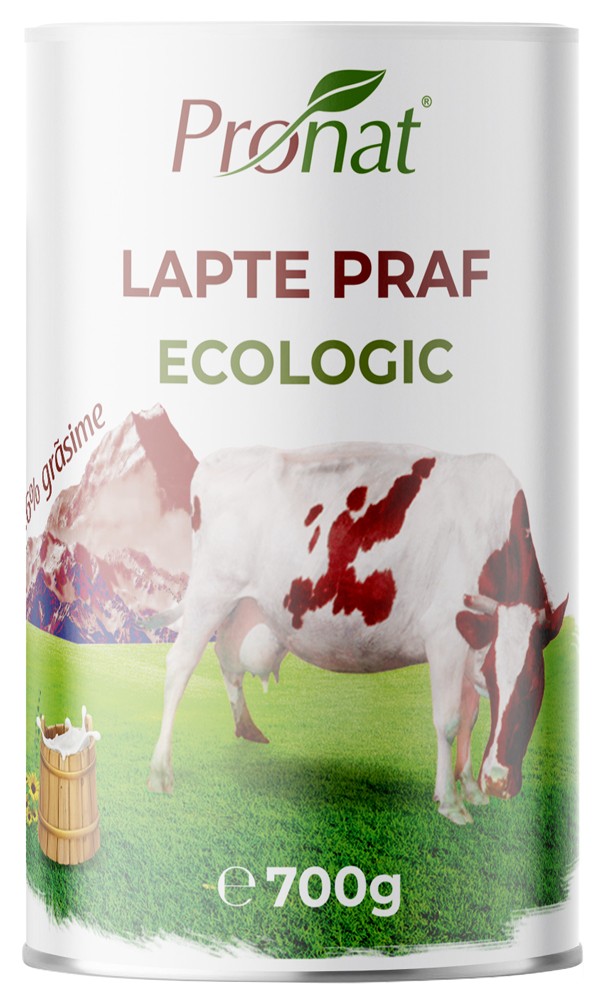 Lapte praf bio 26% grasime, 700g Pronat – Pronat