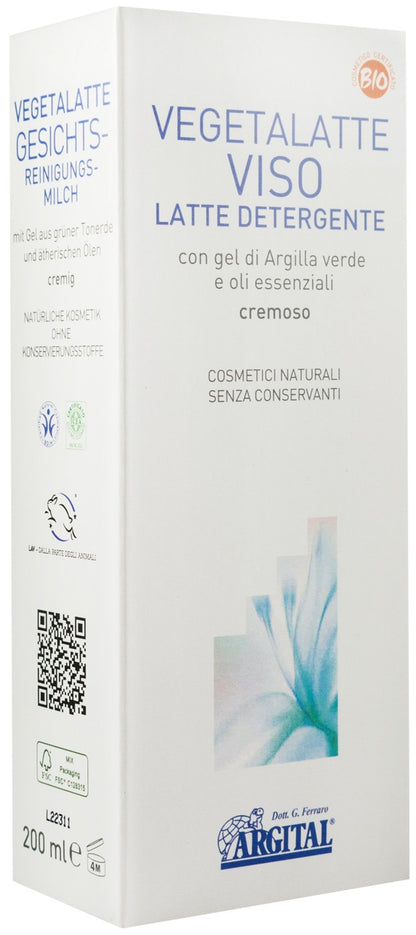Lapte vegetal demachiant, 200ml Argital