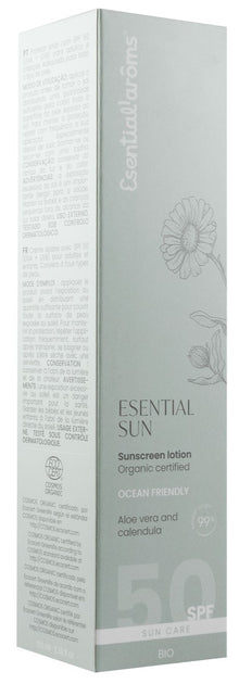 Lotiune bio de protectie solara Esential Sun SPF 50, 100ml Esentialaroms