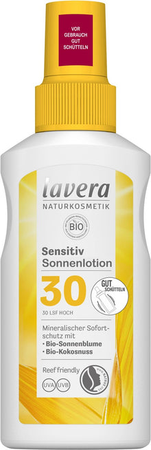 Lotiune bio pentru protectie solara LSF 30, 100ml Lavera