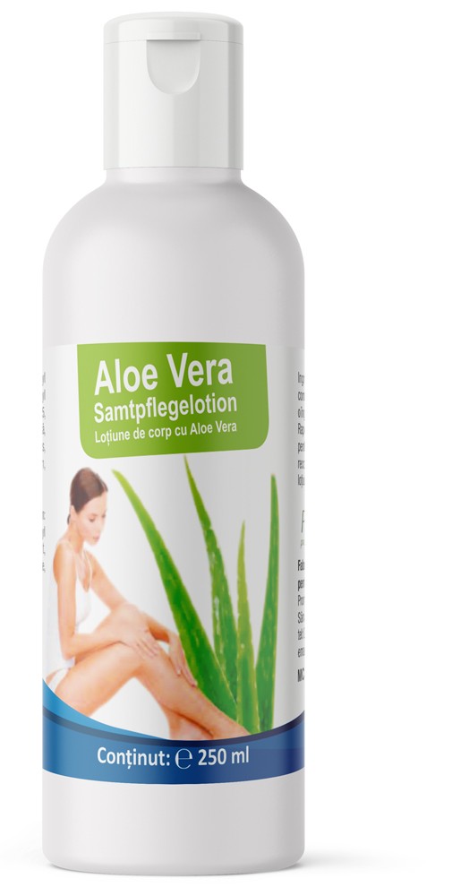 Lotiune de corp cu aloe vera, 250ml Medicura
