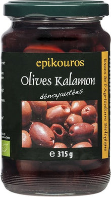 Masline Kalamata fara samburi, bio, 315g Epikouros