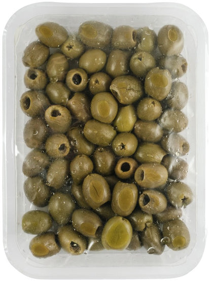 Masline verzi bio, fara samburi, in saramura, 200g Pronat