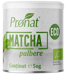 Matcha bio pulbere, 50g Pronat