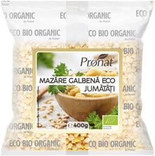 Mazare galbena bio, jumatati, 400g Pronat