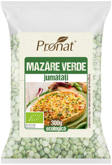 Mazare verde bio, jumatati, 300g Pronat