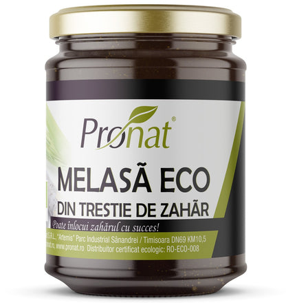 Melasa bio din trestie de zahar, Pronat