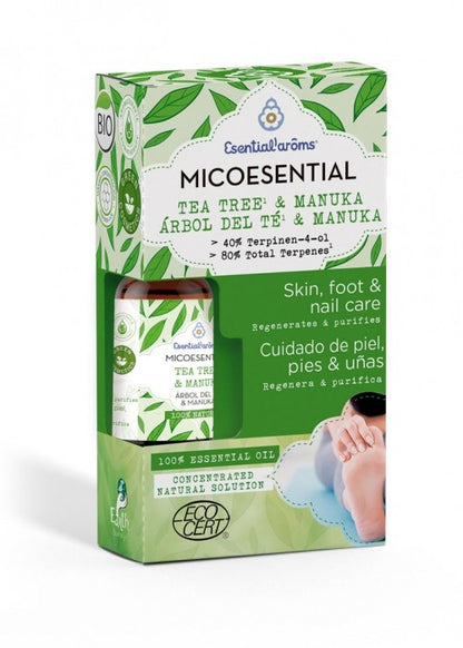 Micoesential, ulei esential bio din arbore de ceai si manuka, 10ml, Esentialaroms
