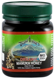Miere bio de manuka, MG 250+ Tranz Alpine