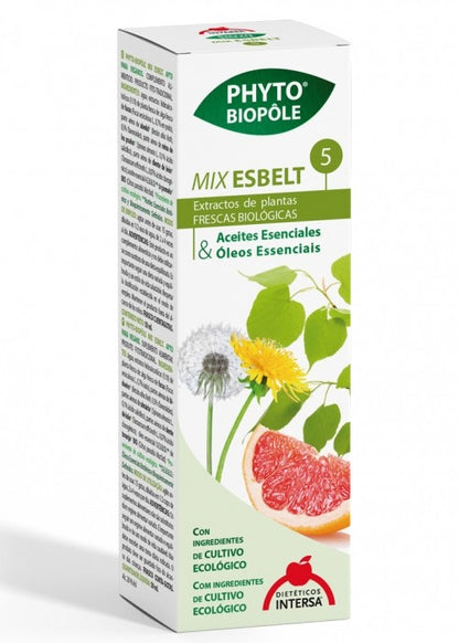 Mix 5 din plante, Esbelt, depurativ si Controlul greutatii, 50ml Phyto-Biopôle
