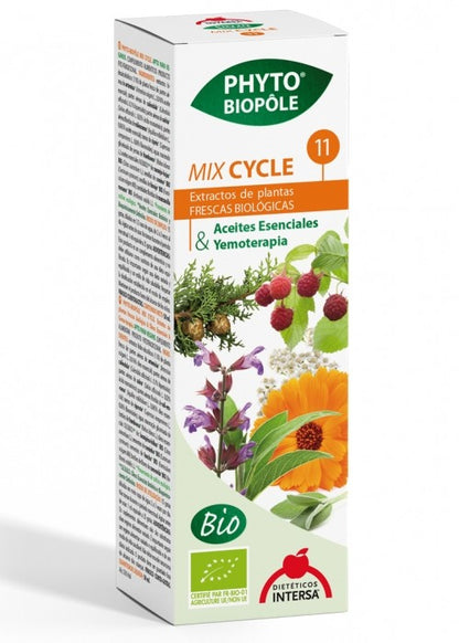Mix bio 11 din plante, Cycle, reglarea ciclului menstrual, 50ml Phyto-Biopôle