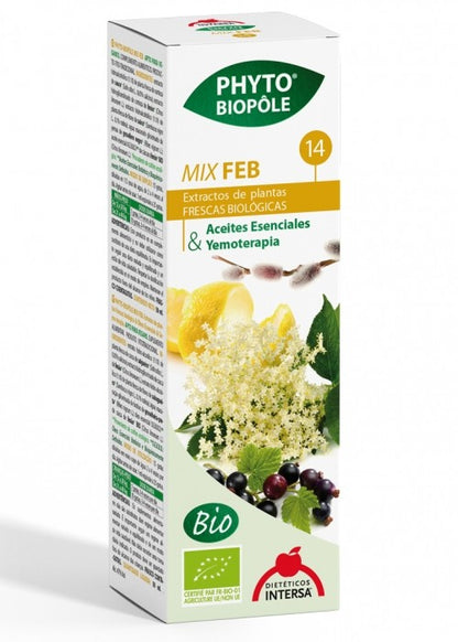 Mix bio 14 din plante, Feb, febra, 50ml Phyto-Biopôle