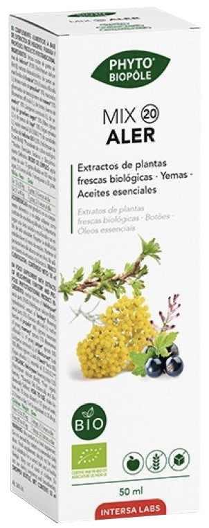 Mix bio 20 din plante, Aler, alergii respiratorii la polen, 50ml Phyto-Biopôle