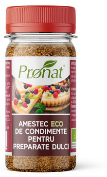 Mix bio de Condimente pentru preparate dulci, 50g Pronat