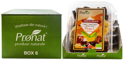 Mix bio de fructe uscate si nuci Valente multiple si Rafinament 200g Pronat