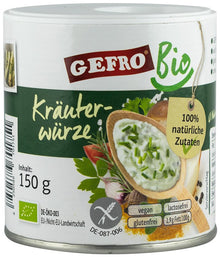Mix bio de mirodenii si plante aromate, 150g Gefro