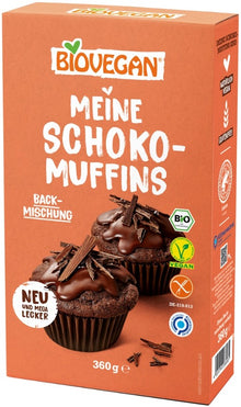 Mix bio pentru Muffins cu ciocolata, vegan, 360g Biovegan