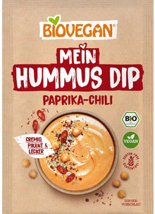 Mix bio pentru sos de hummus cu ardei si chili, 55g Biovegan