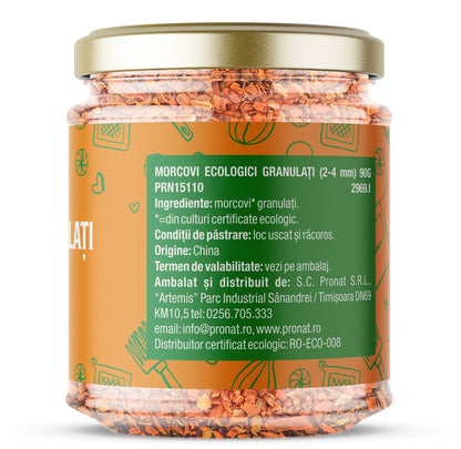 Morcovi bio granulati, 90g Pronat