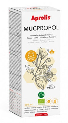 Mucpropol sirop bio de tuse cu propolis si grindelia, 250ml Aprolis