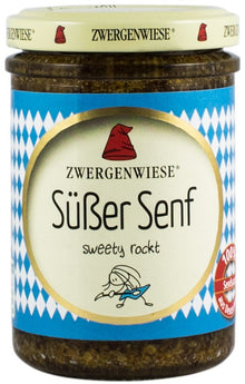 Mustar bio dulce cu seminte de mustar, 160ml Zwergenwiese