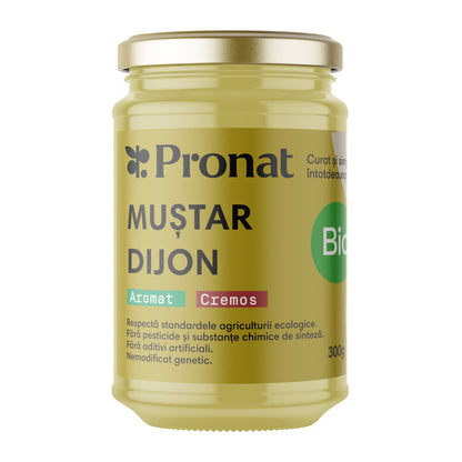 Mustar Dijon bio, 300g Pronat