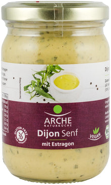 Mustar Dijon bio cu tarhon, 200ml Arche