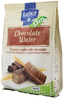 Napolitane bio cu ciocolata, 175g Kastner