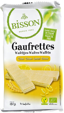 Napolitane bio cu lamaie, 190g Bisson