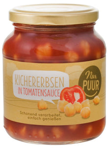 Naut bio in sos de rosii, 350g Nur Puur