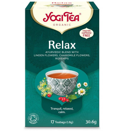 Oferta 1 x Ceai bio calmant, 17 pliculete x 1.8g (30.6g) + 1x ceai bio de seara, 17 pliculete 30.6g Yogi Tea