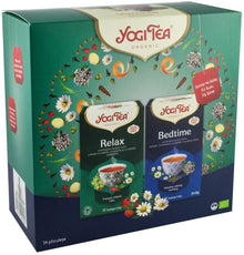 Oferta 1 x Ceai bio calmant, 17 pliculete x 1.8g (30.6g) + 1x ceai bio de seara, 17 pliculete 30.6g Yogi Tea