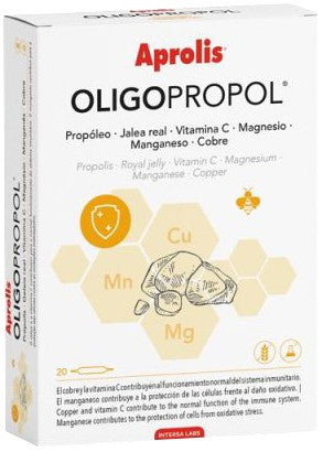 Oligopropol Propolis, laptisor de matca si vitamine, 20 fiole a 10ml, 200ml Aprolis