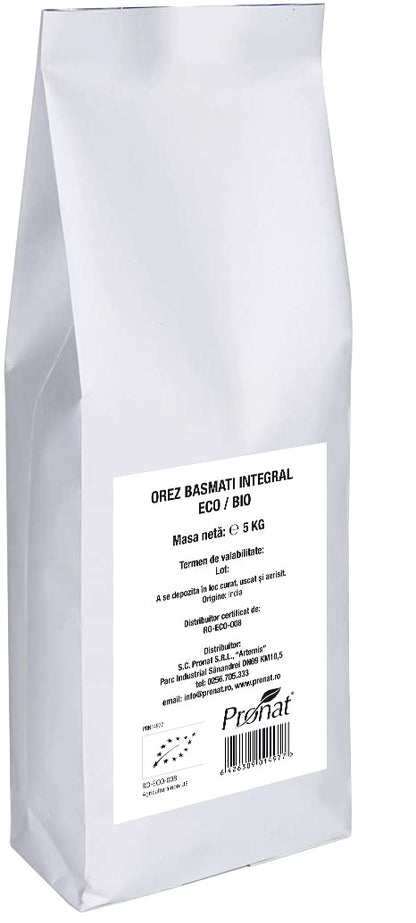 Orez integral basmati bio, Pronat