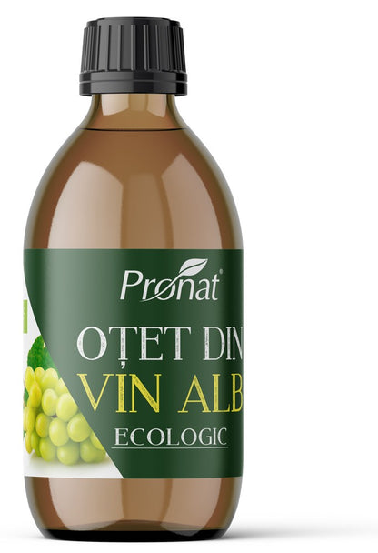 Otet bio din vin alb 12% aciditate, Pronat