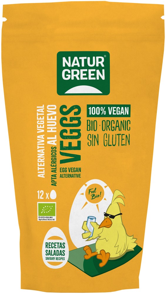 Ou vegan bio, pentru retete sarate, 240g Natur Green