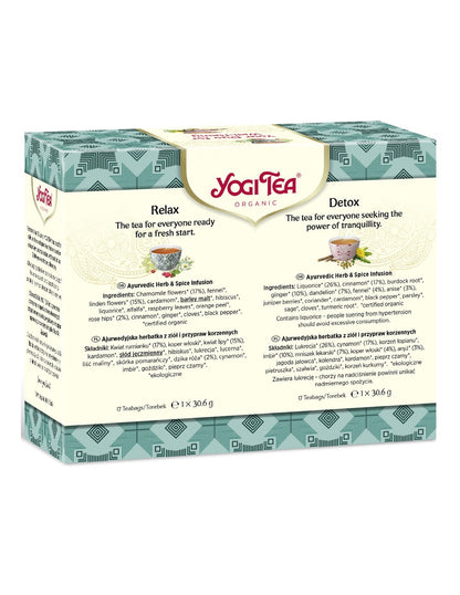 Pachet detoxifiere 2 cutii de ceai bio, Yogi Tea