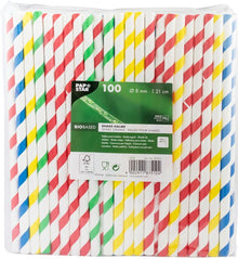 Paie din carton bio pentru Shakes, 100 bucati Pap Star