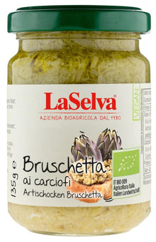 Pasta bio Bruschetta pe baza de anghinare, 130g LaSelva