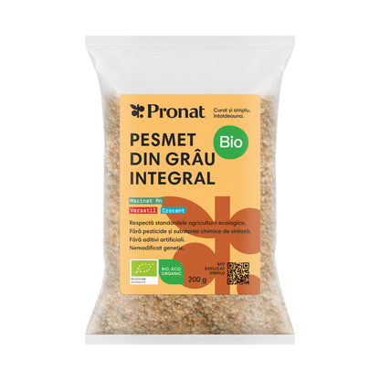 Pesmet bio din grau integral, 200g Pronat