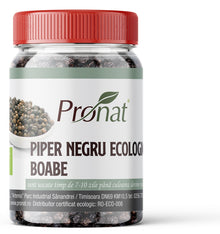 Piper negru bio boabe, 140g Pronat